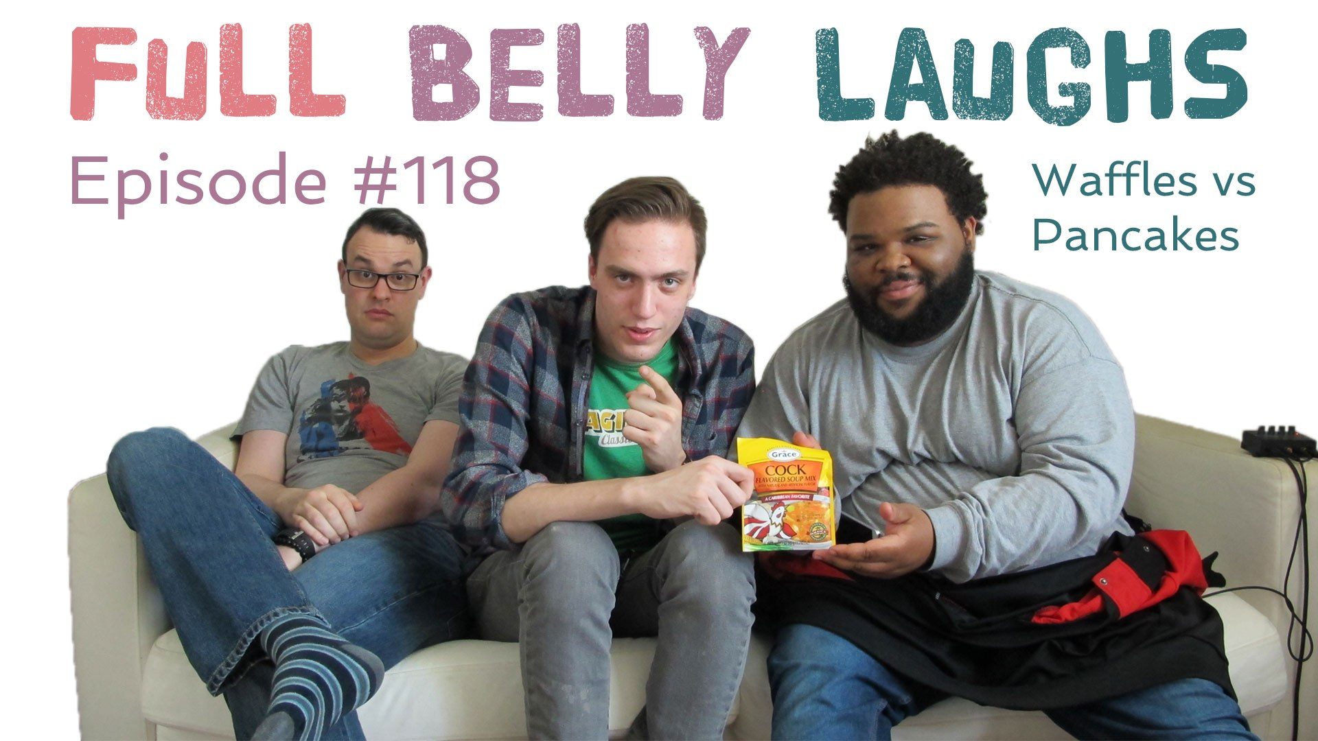full belly laughs podcast episode 118 waffles vs pancakes audio artwork